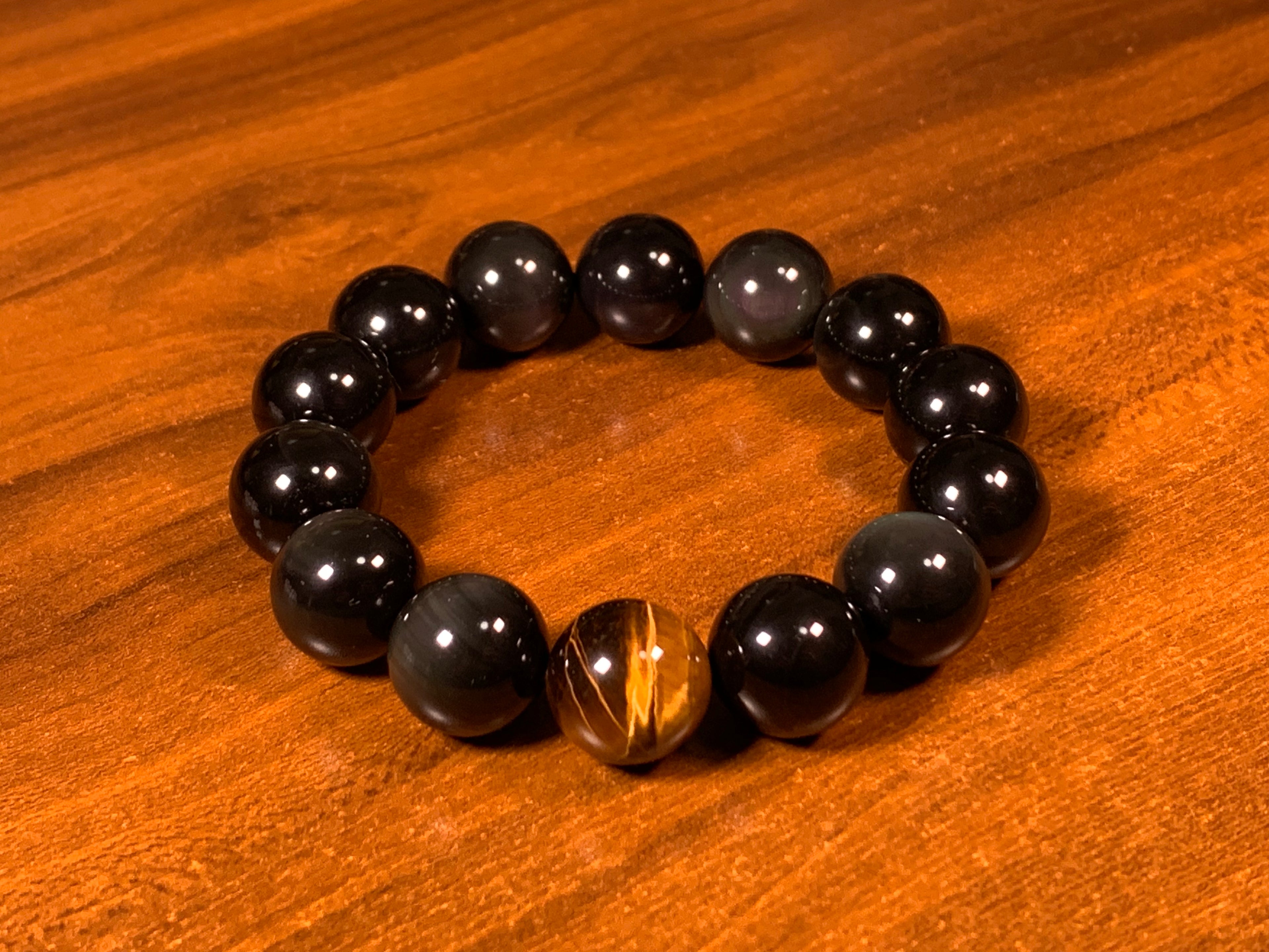 Natural Obsidian Tiger Eye