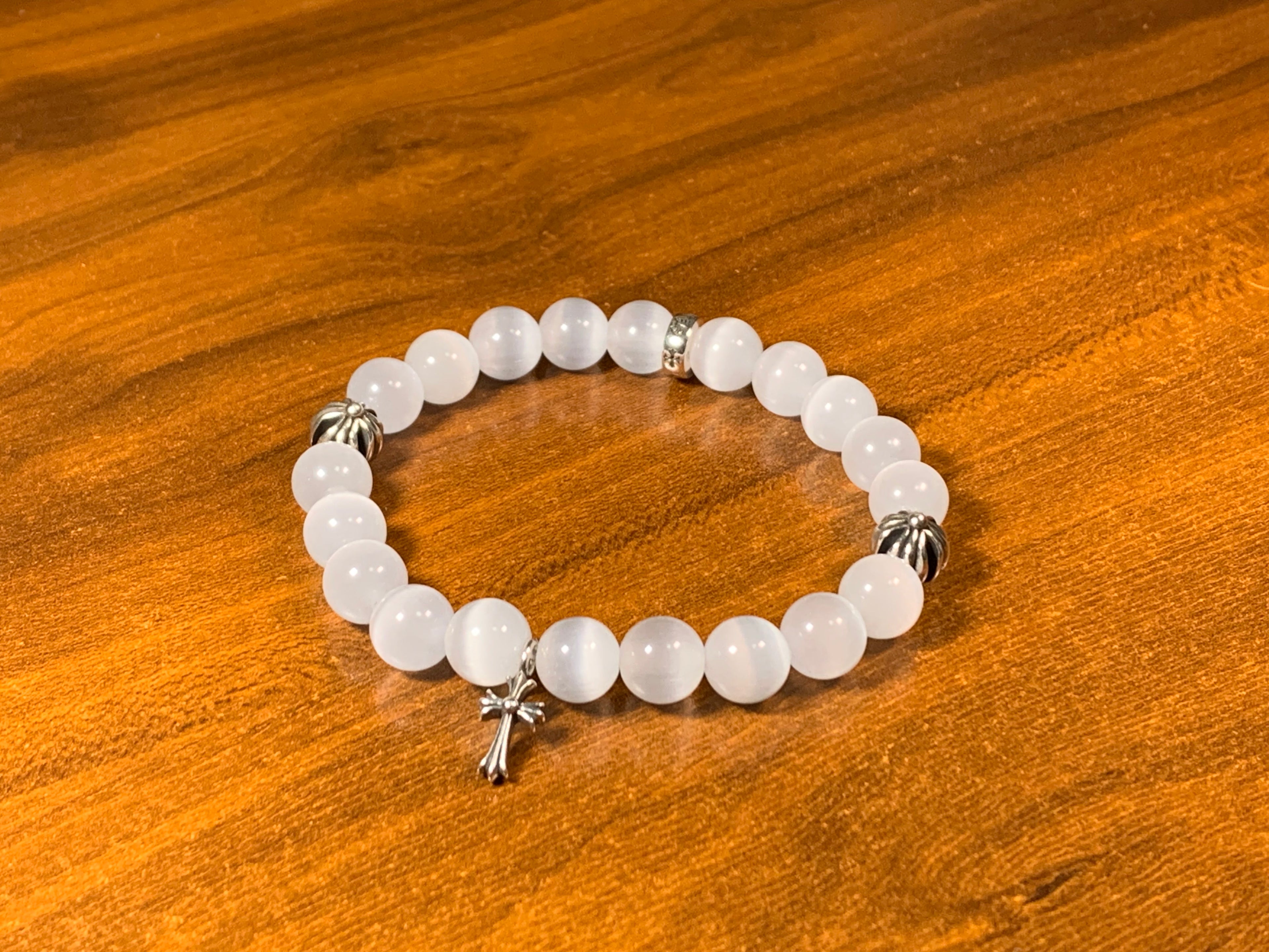 Chrome Hearts White Cat Eye Quartz